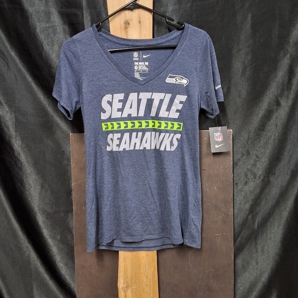 Nike Blue  Seattle  Seahawk Athletic Shirt BRAND NEW W/ TAGS - Picture 9 of 13
